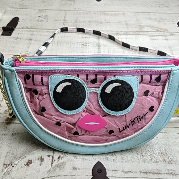 NWT Betsey Johson Tootie watermelon transparent - Picture 3 of 4
